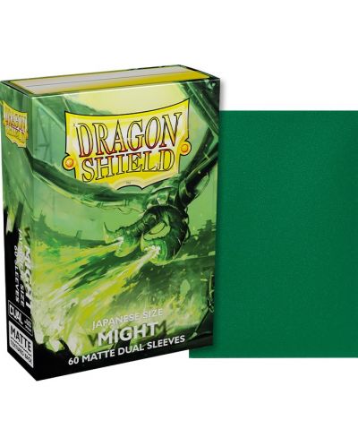 Протектори за карти Dragon Shield Dual Might Sleeves - Small Matte (60 бр.) - 2