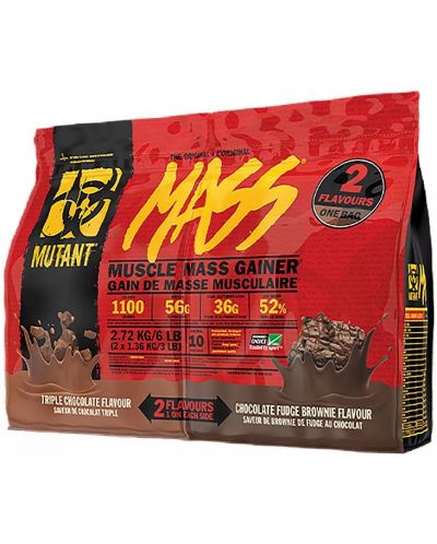 Mass, triple chocolate & chocolate fudge brownie, 2.72 kg, Mutant - 1