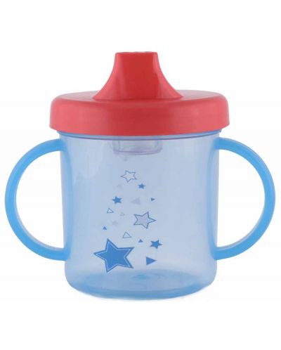 Преходна чаша с дръжки Lorelli Baby Care - 210 ml, Синя  - 1