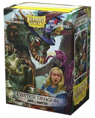 Протектори за карти Dragon Shield - Classic Matte Art Easter Dragon 2021 (100 бр.) - 1