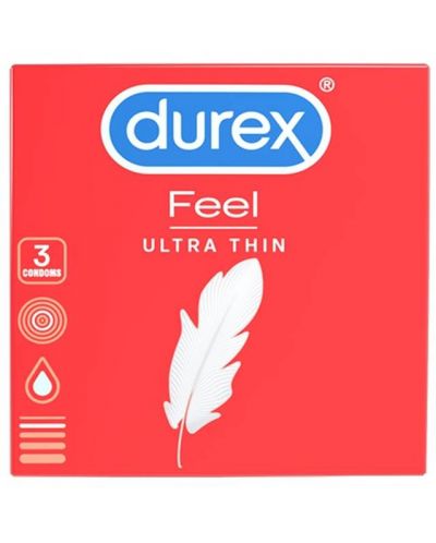 Feel Thin Презервативи, 3 броя, Durex - 1