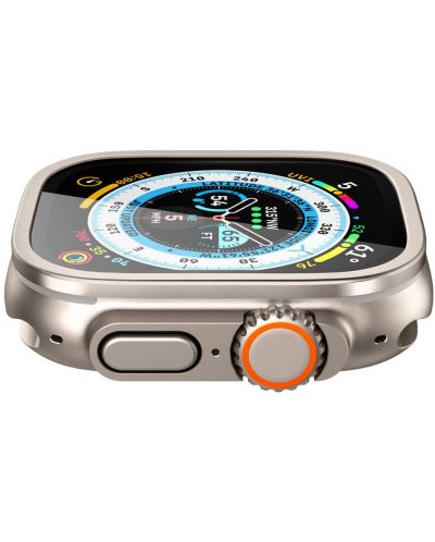 Стъклен протектор Spigen - Glas.TR Slim Pro, Apple Watch Ultra, Titanium - 7