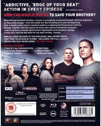 Prison Break - The Complete Collection (Blu-Ray) - Без български субтитри - 3