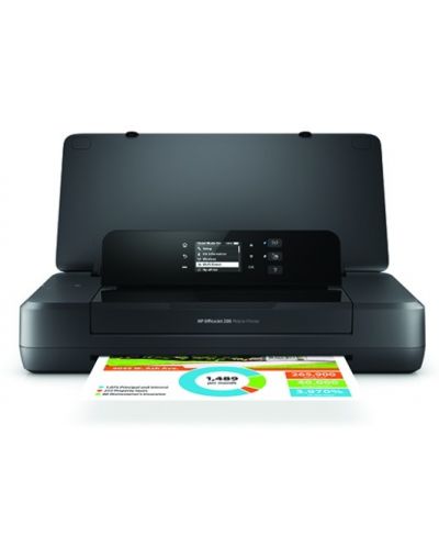 Принтер HP - OfficeJet 200, мастиленоструен, черен - 2