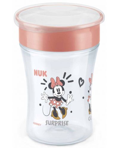Преходна чаша NUK - Magic Cup, 8 m+, 230 ml, Minnie  - 1