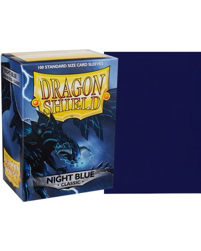 Протектори за карти Dragon Shield Classic Sleeves - Night Blue (100 бр.) - 2
