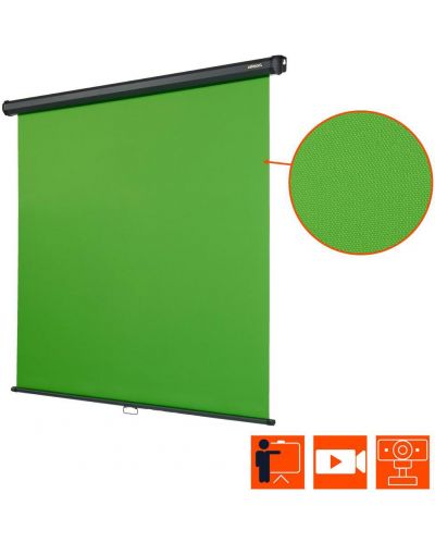 Проекторен екран celexon - Rollo Chroma Key, 108.6'', зелен - 3