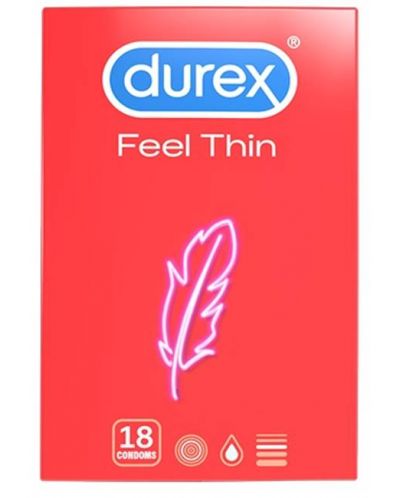 Feel Thin Презервативи, 18 броя, Durex - 1