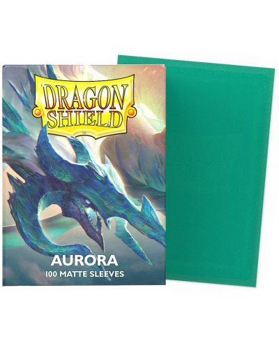 Протектори за карти Dragon Shield - Matte Sleeves Standard Size, Aurora (100 бр.) - 2