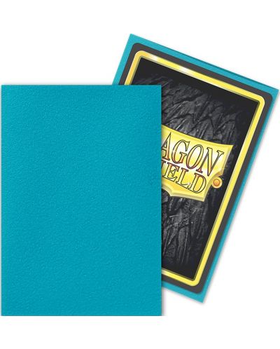 Протектори за карти Dragon Shield - Matte Sleeves Small Size, Turquoise (60 бр.) - 3