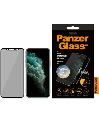 Стъклен протектор PanzerGlass - Privacy CamSlide, iPhone XS Max/11 Pro Max - 3