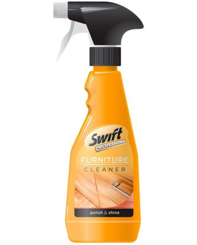 Препарат за почистване на мебели Swift - Polish & Shine, 350 ml - 1