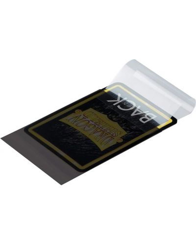 Протектори за карти Dragon Shield Perfect Fit Sleeves - Sealable Smoke (100 бр.) - 3