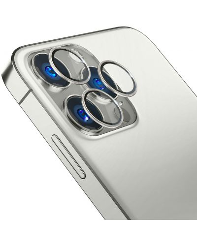 Стъклен протектор 3mk - Lens Protection Pro, iPhone 14 Pro/Max, сребрист - 2