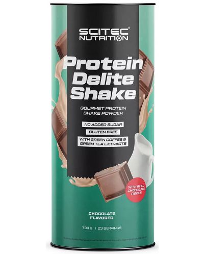Protein Delite Shake, шоколад, 700 g, Scitec Nutrition - 1