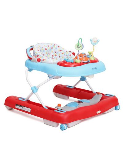 Проходилка Cangaroo Melody - Червено и синьо 2 в 1