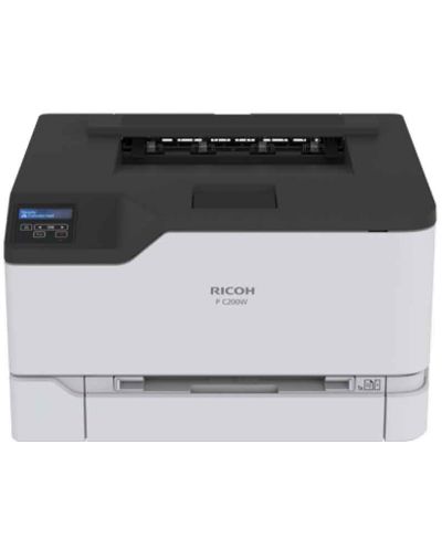 Принтер Ricoh - P C200W, цветен, лазерен, бял/черен - 1