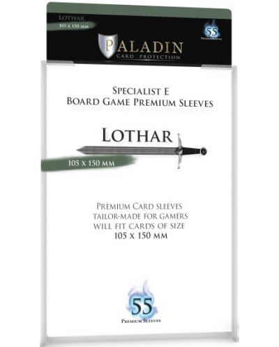 Протектори за карти Paladin - Lothar 105 x 150 (55 бр.) - 1