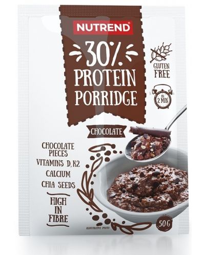 Protein Porridge, шоколад, 5 сашета, Nutrend - 2