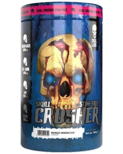 Skull Crusher Stim-Free, екзотични плодове, 350 g, Skull Labs - 1