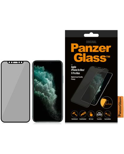 Стъклен протектор PanzerGlass - Privacy CaseFriend, iPhone XS Max/11 Pro Max - 3