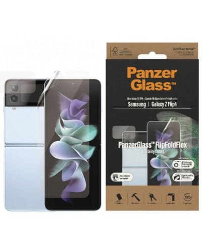 Протектор PanzerGlass - AntiBacterial TPU, Galaxy Z Flip4 - 1