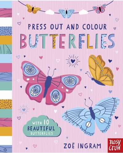 Press Out and Colour: Butterflies - 1