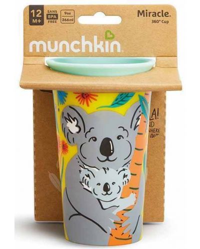 Преходна чаша Munchkin - Miracle 360°, Koala, 266 ml - 3