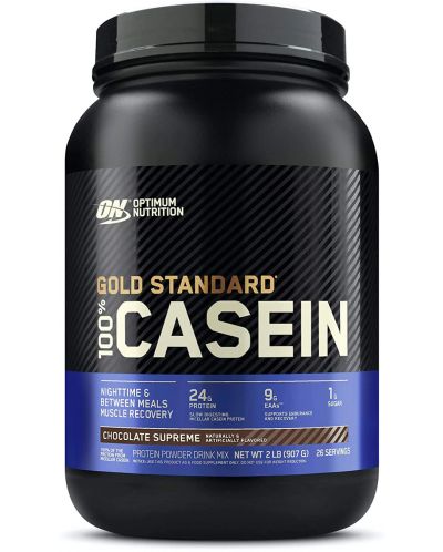 Gold Standard 100% Casein, шоколад, 907 g, Optimum Nutrition - 1