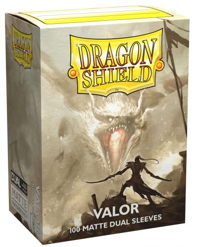 Протектори за карти Dragon Shield Dual Valor Sleeves - Matte (100 бр.) - 1