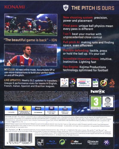 Pro Evolution Soccer 2015 - Day One Edition (PS4) - 4