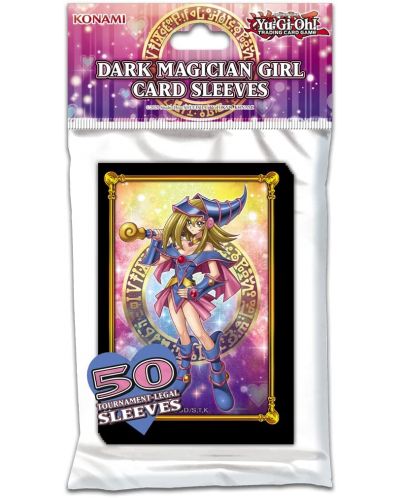 Протектори за карти Yu-Gi-Oh! Dark Magician Girl Card Sleeves (50 бр.) - 2