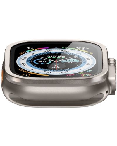Стъклен протектор Spigen - Glas.TR Slim Pro, Apple Watch Ultra, Titanium - 5