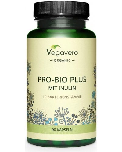 Pro-Bio Plus mit Inulin, 90 капсули, Vegavero - 1