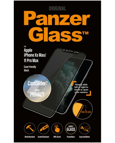 Стъклен протектор PanzerGlass - Privacy CamSlide, iPhone XS Max/11 Pro Max - 2