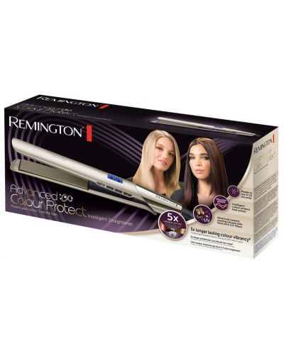 Преса за коса Remington - S8605, 230°C, керамично покритие, сребриста - 4