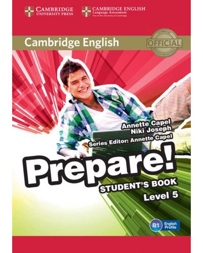Cambridge English Prepare! Level 5 Student's Book / Английски език - ниво 5: Учебник - 1