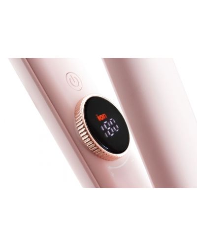 Преса за коса Hair Majesty - HM-4030, 230°C, турмалиново покритие, розова - 5