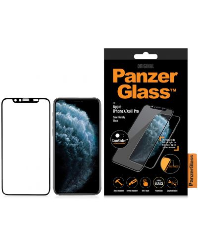 Стъклен оротектор PanzerGlass - CaseFriend CamSlide, iPhone X/XS/11 Pro - 3