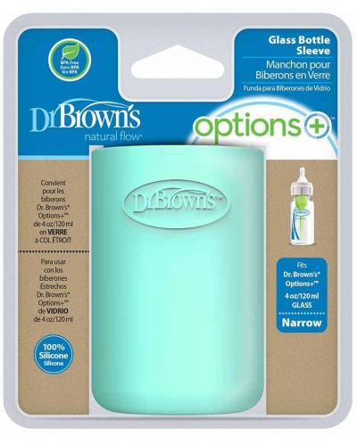 Протектор за стъклено шише Dr. Brown's - Options+ Narrow, 120 ml, Мента - 4