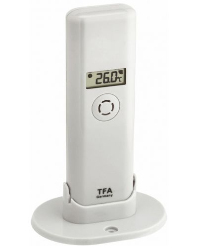 Предавател за температура с дисплей TFA - WEATHER HUB, бял - 1