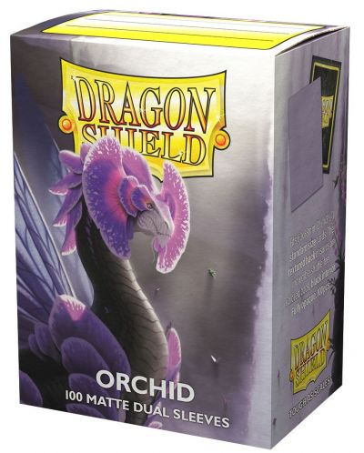 Протектори за карти Dragon Shield Dual Sleeves - Matte Orchid (100 бр.) - 1