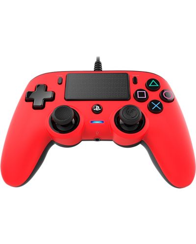Контролер Nacon за PS4  - Wired Compact, червен - 7