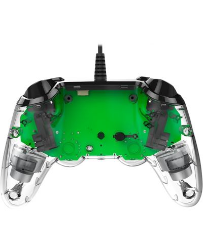 Контролер Nacon за PS4 - Wired Illuminated Compact Controller, crystal green - 5
