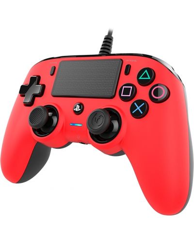 Контролер Nacon за PS4  - Wired Compact, червен - 2