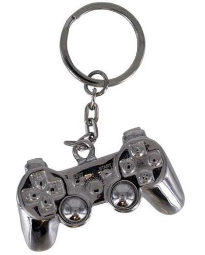 Ключодържател Paladone - Playstation 3D Metal  - 1