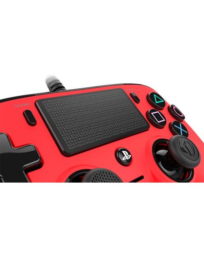 Контролер Nacon за PS4  - Wired Compact, червен - 6