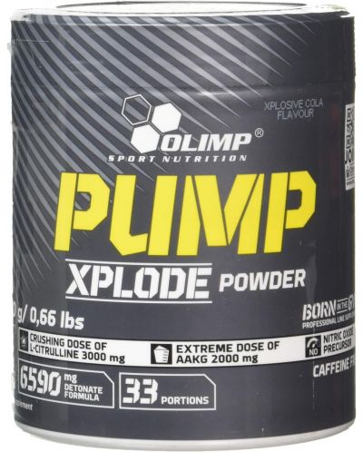 Pump Xplode Powder, кола, 300 g, Olimp - 1