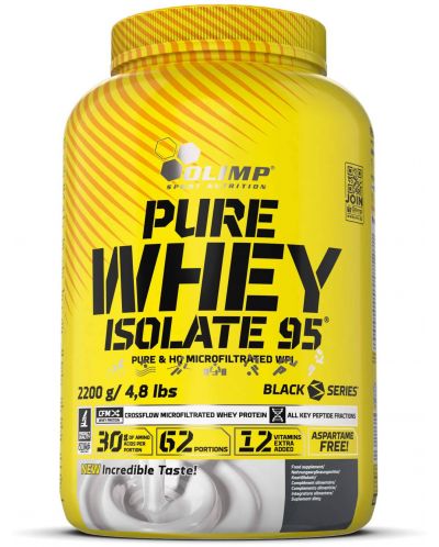 Pure Whey Isolate 95, ягода, 2200 g, Olimp - 1