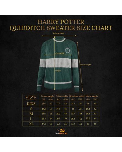 Пуловер CineReplicas Movies: Harry Potter - Slytherin Quidditch - 5